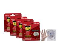 Esca Pronta All'Uso per il Controllo delle Formiche, per Spazi Interni ed Esterni, (Confezione da 1 pz) + 100pz Guanti HDPE Monouso (4 Unità + Guanti Monouso)