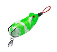 Esca Rana | Esca Rana Silicone Realistica Dinamica,Accessori Da Pesca per Trota Crappie Dorato Luccio Muskie