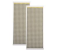 Esca Realistica Di Pesca - 500X Occhi Adesivi Artificiali, Occhi Di Pesca Falsi 6 Mm, Decorazione Di Esca Riflettente 3D | Adesivi Autoadesivi per Occhi, Forniture