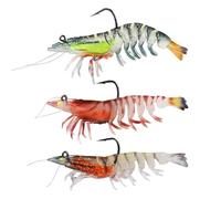 Esca robotica nuotatore kit da pesca jig e crankbait TPE per acqua | Kit di pesca per gamberetti in acqua salata, lucioperca, esche per acqua salata e dolce, fiumi e laghi