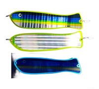 Esca subacquea per pesca alla traina, 32 cm, per croco con design a forma di pesce, finitura glitterata riflettente e ABS ad alta resistenza per la durata in acqua salata (01)