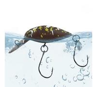 Esca tipo Crank per - Esca da nuoto rigida con ami - Esca artificiale tipo nuotatore galleggiante Crankbait per laghi fiumi e laghetti