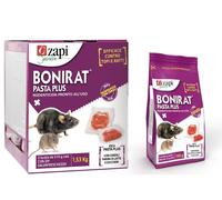 ESCA TOPICIDA VELENO TOPI BONIRAT PASTA RATTICIDA ZAPI GARDEN 3 BUSTE DA 510GR