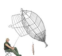 Esca Trappola per crostacei - Cesto per esche in acciaio inossidabile | Gabbia portatile per gamberetti, pesce gatto, | per la per fiumi, laghi, zone barriera per