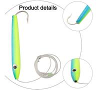 Esca Trolling Dinamica in Legno Efficace per Vele Tonno Marlin e Albacore