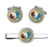 Escadron De Chasse 5.1-10.2cmLa Fayette " Gemelli E Fermacravatta Set