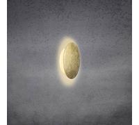 Escale Blade applique LED, oro in foglia, Ø 18 cm Escale