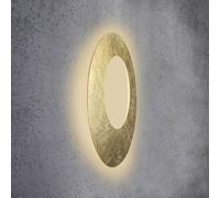 Escale Blade Open applique LED oro in foglia Ø79cm Escale