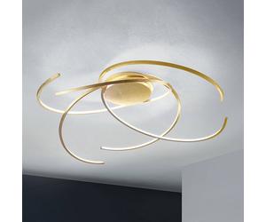 Escale Plafoniera LED Space 80 cm, oro in foglia 45280209