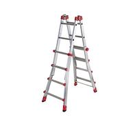 Escalera aluminio telescópica multiposición ProfiStep Multi con estabilizador (4x4 peldaños)