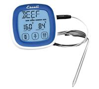 Escali DHR1-U Termometro digitale touch screen con sonda in acciaio inox e timer, blu