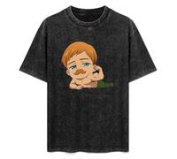 Escanor sin of Pride Seven Deadly Sins Nanatsu No Taizai Chibi Men's Summer Casual Wash Tee Tops Size L