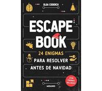 Escape Book: 24 enigmas para resolver antes de Navidad: ¡tu calendario de adviento con páginas selladas!