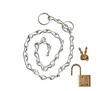 Escape Chain Magic Trick Set - 64 cm Metal Illusion Restraint con serratura e chiave per adolescenti e artisti di strada