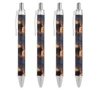 Escape from Boat The Titanic, divertente penna a sfera con stampa retrattile, fusto rotondo, punta fine, 0,5 mm, 4 pezzi come immagine 2