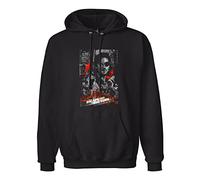 Escape from New York Mondo Poster Hoody Unisex Ptinted Hoodies Long Sleeve Men's Hooded with Pocket Black S