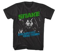 Escape from York Snake Driving Men's T Shirt Plisskin Smoke Kurt Russell TopBlackXXL