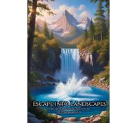 Escape into Landscapes: A Relaxing Coloring Adventure: Unwind with a Collection of Serene Landscapes for Mindful Coloring