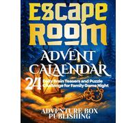 Escape Room Advent Calendar 2025 - The Christmas Rescue Mission: 24 Daily Brain Teasers and Puzzle Challenge for Family Game Night - Holiday Gift book for adults, kids, nerds, teenage boys & girls