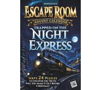 Escape Room Advent Calendar for Adults: Trapped on the Night Express. Solve 24 Puzzles to Escape. Will You Make It Out Before Christmas?