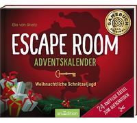 Escape Room Adventskalender. Weihnachtliche Schnitzeljagd: 24 knifflige Rätsel z