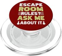 Escape Room Regole Chiedimi A proposito Di Esso Citazione Gruppo Gioco Puzzle PopSockets PopGrip per MagSafe