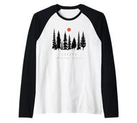 Escape Scopri Il Mondo Foresta Escursioni e Natura Maglia con Maniche Raglan