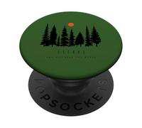 Escape Scopri il mondo Foresta Escursioni e natura PopSockets PopGrip Adesivo