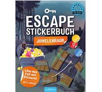 Escape-Stickerbuch - Juwelenraub: Löse den Fall mit Stickern! | Ein Escape-Heft mit Stickern für Kinder ab 8 Jahren