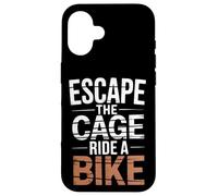 Escape the Cage Guidare a Bike Bike Pendolarismo Custodia per iPhone 16
