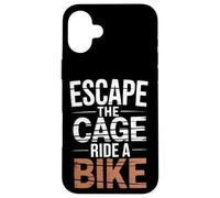Escape the Cage Guidare a Bike Bike Pendolarismo Custodia per iPhone 16 Plus