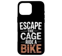 Escape the Cage Guidare a Bike Bike Pendolarismo Custodia per iPhone 16 Pro Max