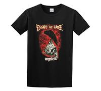 Escape The Fate Ungrateful A Band Merch Fashion Sweatshirt Pattern Cartoon Splash Ink T-Shirt Black 3XL