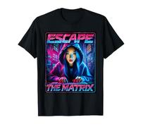 Escape The Matrix - Sveglia e scollega dalla Simulazione Maglietta