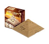 ESC WELT Quest Pyramid Puzzle 3D per Adulti - Scatola Rompicapo 3 in 1 - Modellismo da Costruire - Mini Escape Room - Pasqua Confezione Regalo - Puzzle Idea Regalo - 3D Puzzle in Legno - Kit Modello