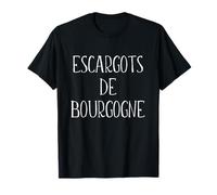 Escargots de Bourgogne Design per uomo donna divertente Escargots Maglietta