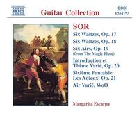 Norbert Kraft Sor: Guitar Music Opp. 17-21 (CD) Album