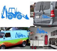 Escavatore, Adesivo In Vinile