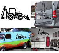 Escavatore, Adesivo In Vinile