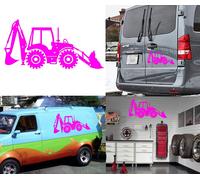 Escavatore, Adesivo In Vinile