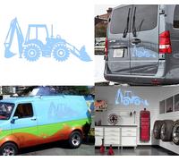 Escavatore, Adesivo In Vinile