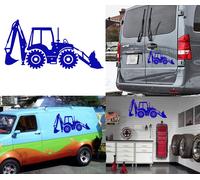 Escavatore, Adesivo In Vinile