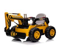 Escavatore Elettrico per Bambini 12V Ruspa Truck Giallo e Nero