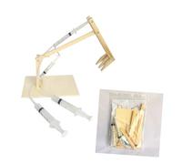 Escavatore Giocattolo DIY Assembly in Legno, Handcraft Puzzle Children Toy