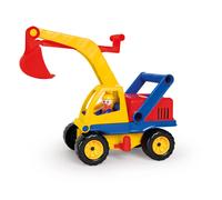 Escavatore giocattolo in plastica 35 cm con figurina dell’autista
