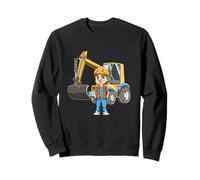 Escavatore Kid Boy Camion da Cantiere Felpa
