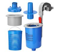 Escavatore per Piscina,Galleggiante con Cestino Rimovibile,Skimmer Piscina Automatica A Parete,Pulizia Senza Sforzo Detriti per Piscine Tubolari,Pezzo di Ricambio per Giardino,Prefiltro Dopo Tempesta