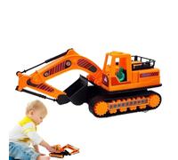 Escavatore Push Car, Kids Push Truck, Small Escavatori Moveable Joints, Sturdy Materials, Construction Simulation Toy fChildren Backyard Garden Play, Portatile 20,5 cm Size
