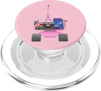 Escavatore rosa dalla parte anteriore PopSockets PopGrip per MagSafe
