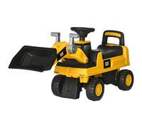 Escavatore Ruspa Cavalcabile 78x29,5x54 cm per Bambini Giallo e Nero